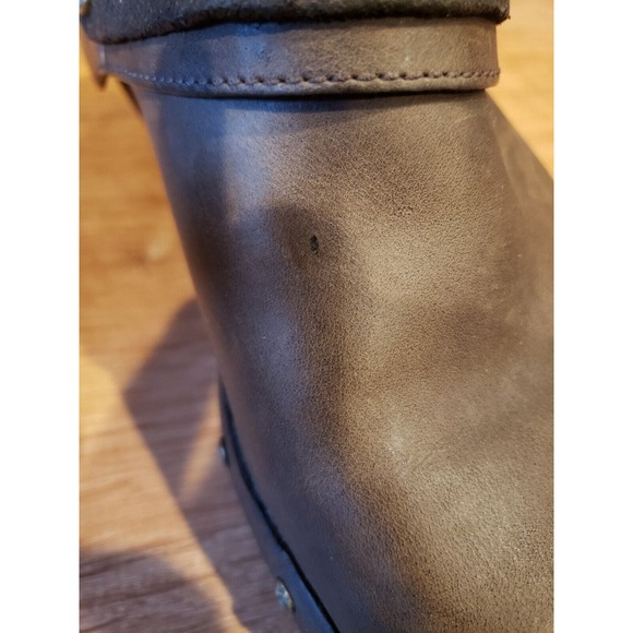 MERRELL Womens Shoes Brown Size 6 Leather Luxe Wrap Clogs Mule Bitter Chocolate - Picture 13 of 13